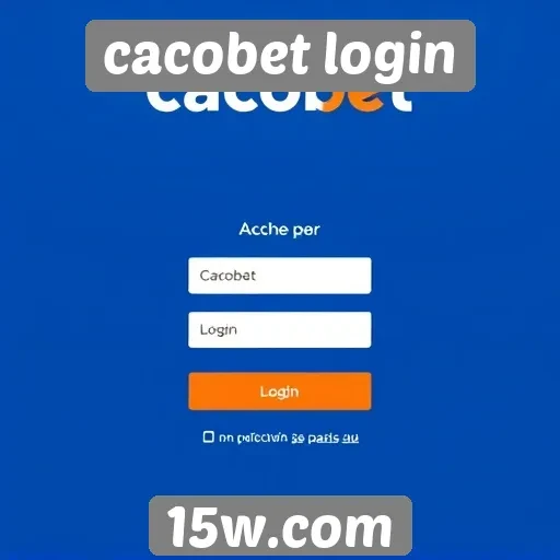 Guia de acesso ao Cacobet login