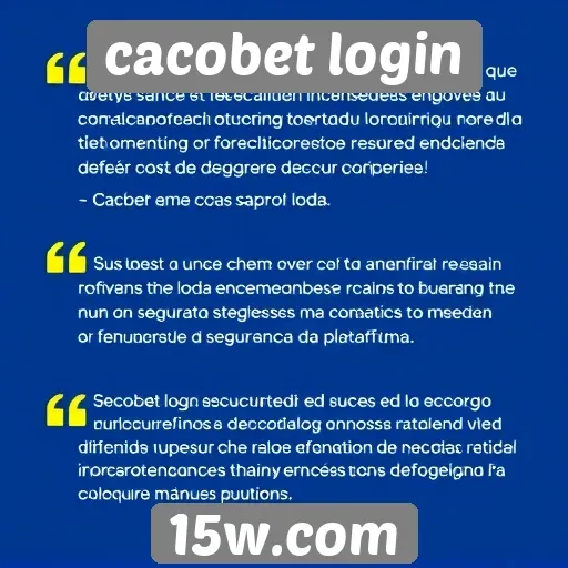 Logo da cacobet login