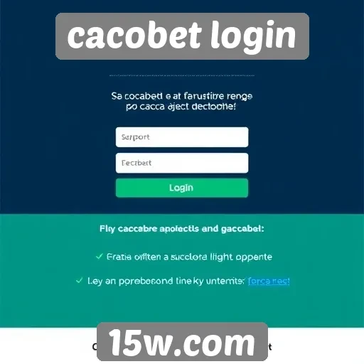 Logo da cacobet login