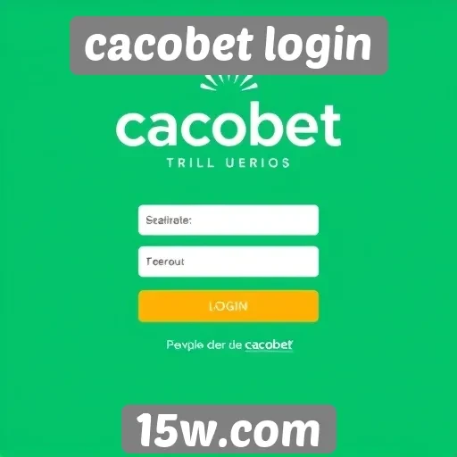 Logo da cacobet login